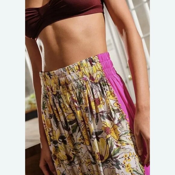 FREE PEOPLE INTIMATELY In Bloom lounge pant In Garden Combo NWT - XS - Picture 3 of 7